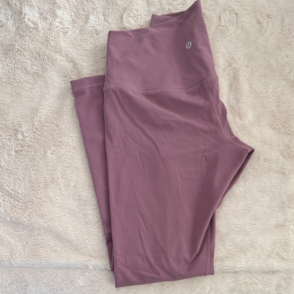 Lululemon Purple High-Waisted Leggings